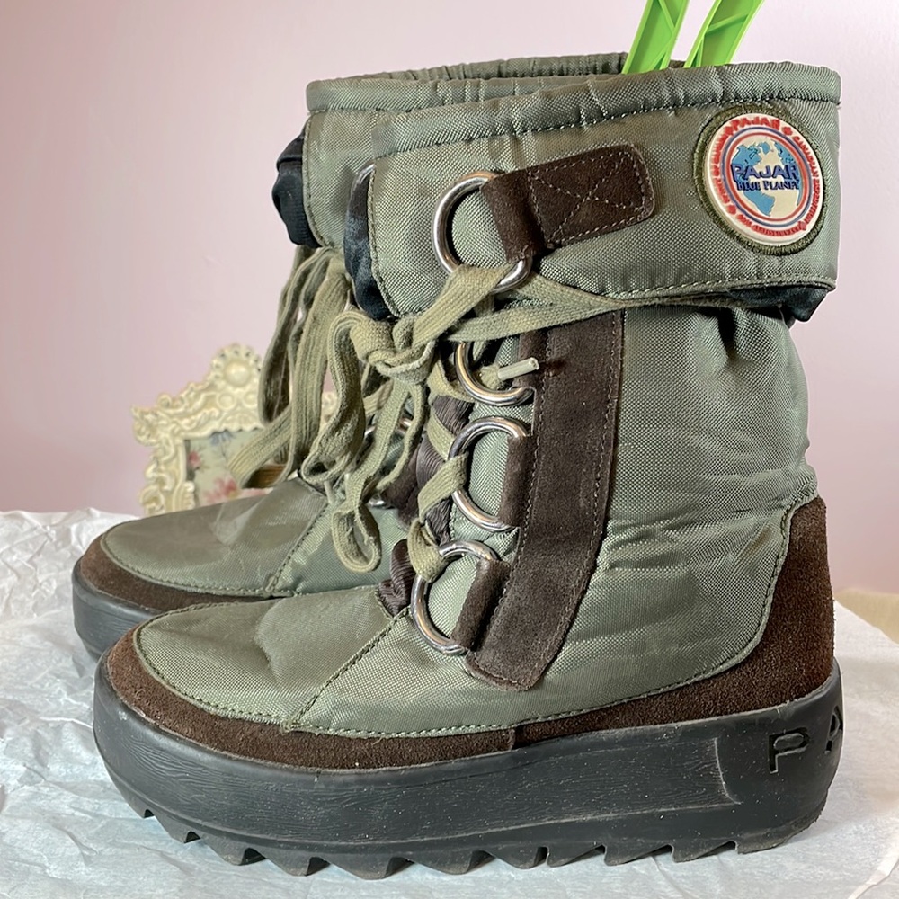 Pajar Green Winter Boots Size 6-6.5